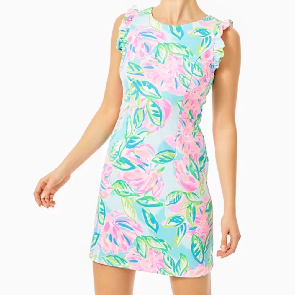 Multi Totally Blossom Camelisa Shift Dress